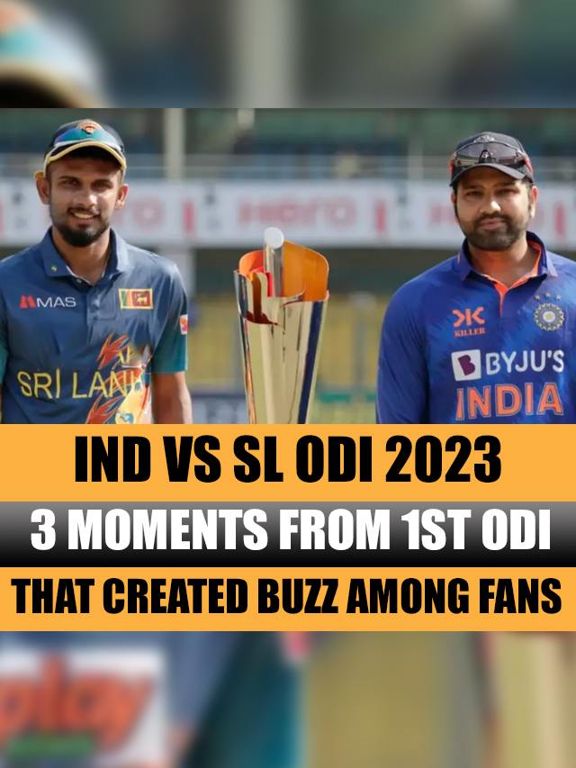 Ind Vs SL ODI 2023 Three Moments From 1st ODI That Created Buzz Among