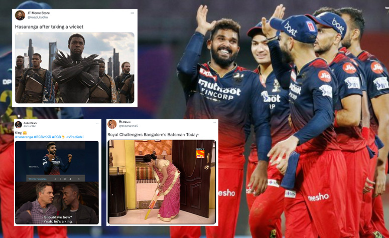 Memes from Bangalore vs Kolkata game