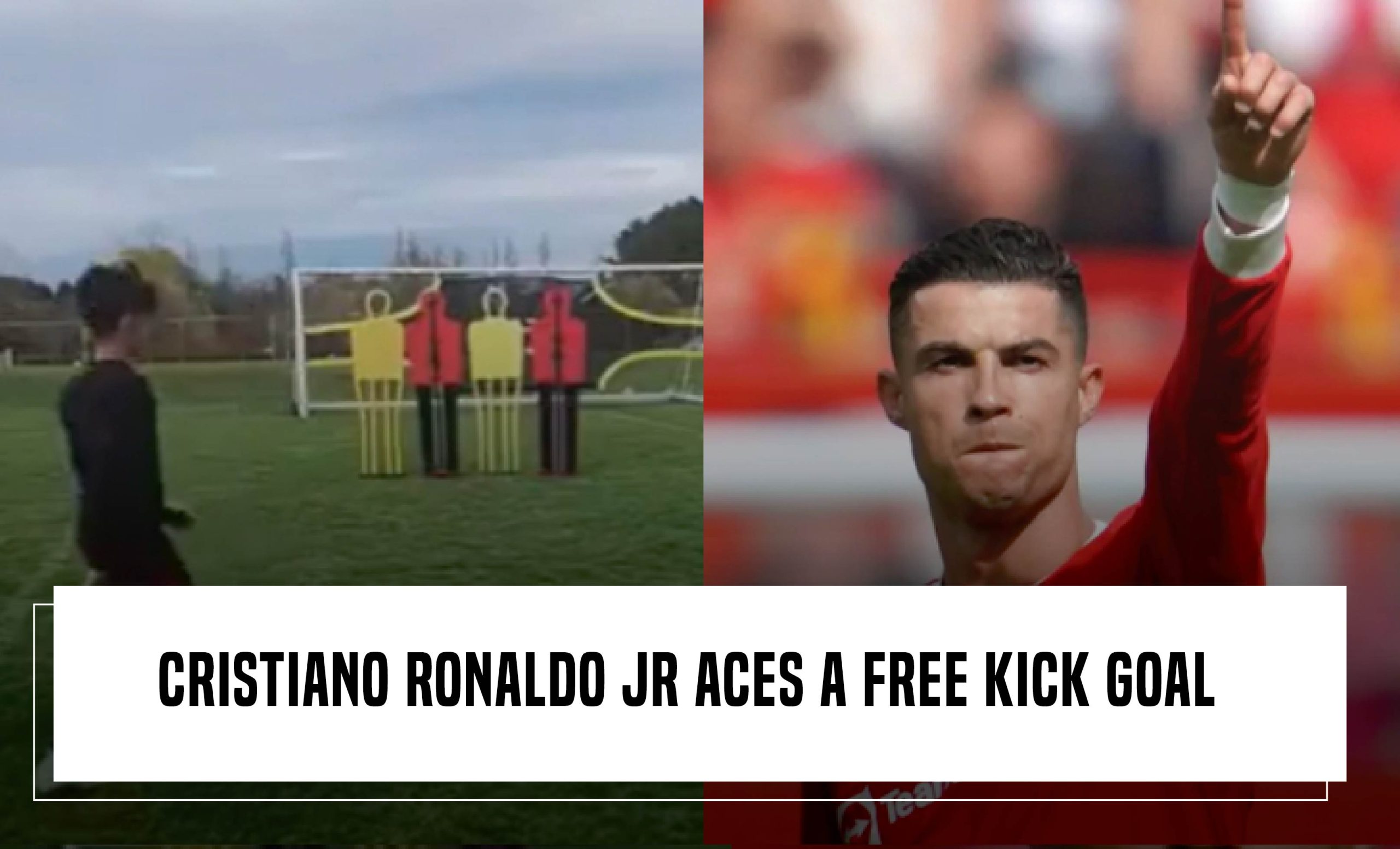 2560px x 1553px - Watch: Cristiano Ronaldo's son scores a goal in free kick practice session;  video goes viral | Skyexch