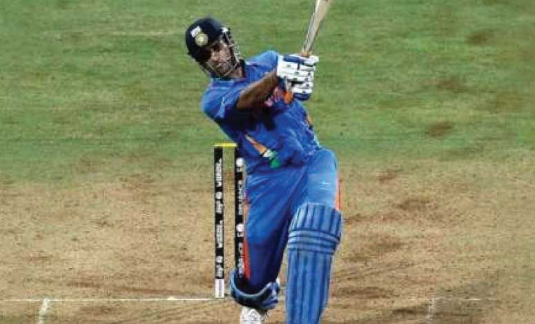 MS Dhoni's 91 for India