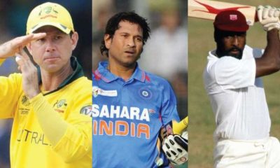 Cricketers Sachin, Ponting and Viv Richards