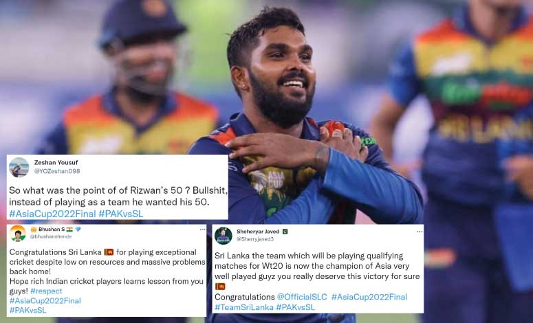 'Lankan Lions are back'- Twitter celebrates Sri Lanka's sixth Asia Cup ...