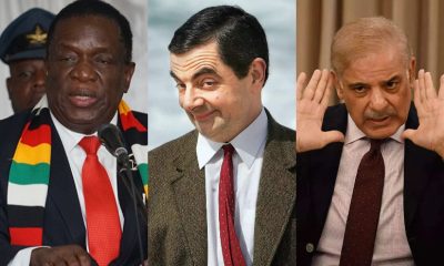 Emmerson Dambudzo Mnangagwa, Mr Bean, Shehbaz Sharif