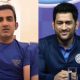 Gautam Gambhir, MS Dhoni