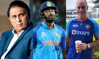 Sunil Gavaskar, KL Rahul, Paddy Upton