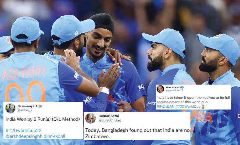 What a thrilling match'- Twitter in awe as India win a nail-biting  encounter against Bangladesh | Skyexch