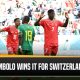 Breel Embolo scores winning goal for Switzerland, Cameroon fail to match lead