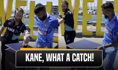 Kane Williamson amazes with stunning catch