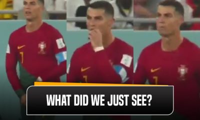 Cristiano Ronaldo intakes weird 'unknown' stuff from pants during Ghana clash in FIFA World Cup 2022