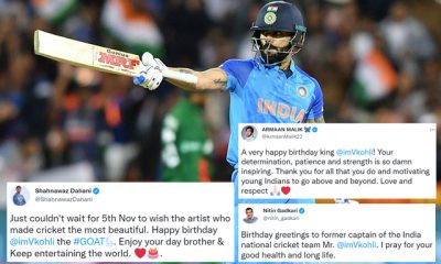 Wishes pour in for Indian superstar Virat Kohli as he turns 34