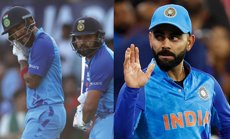 KL Rahul, Rohit Sharma, Virat Kohli