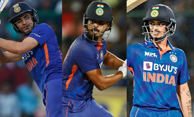 Shubman Gill, Ishan Kishan, Shreyas Iyer