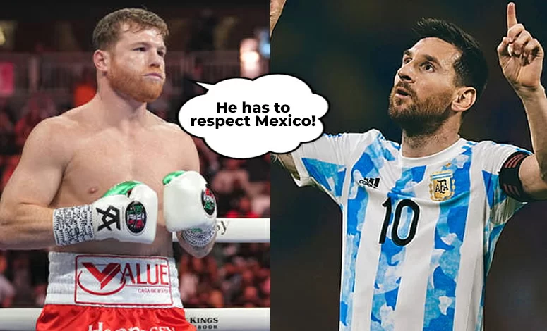 World Cup 2022: Canelo Álvarez threatens Lionel Messi over allegedly  disrespecting Mexico jersey