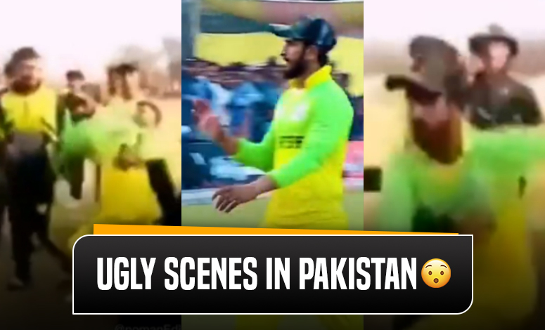 Watch: Hasan Ali caught involved in altercation with fans during domestic match in Pakistan