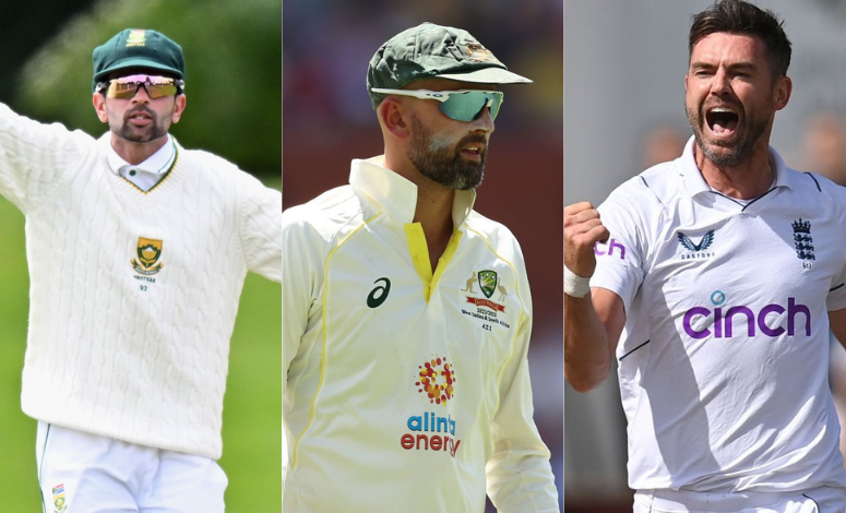 Keshav Maharaj, Nathan Lyon, James Anderson