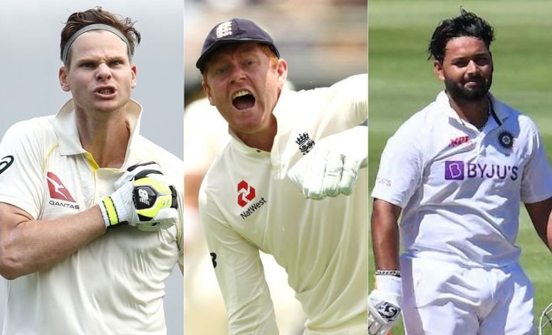 Steve Smith, Jonny Bairstow, Rishabh Pant