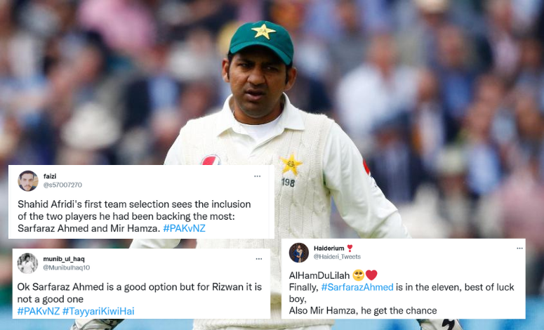 'Literally in tears'- Fans ecstatic as Sarfaraz Ahmed makes his Test ...