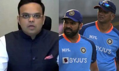 India Rohit Sharma, Rahul Dravid, Jay Shah