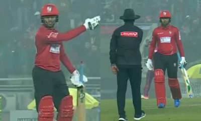 'Yeh banda ek din umpire ko Peet bhi dega pakka'- Fans react as Shakib Al Hasan loses cool, screams at umpire in viral video