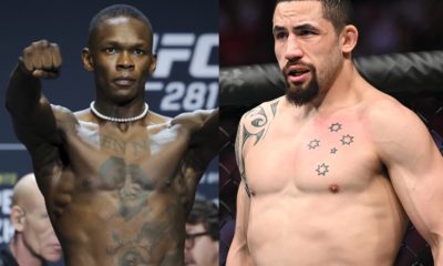 Israel Adesanya and Robert Whittaker (Source - Twitter)