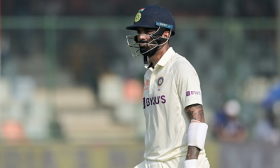 KL Rahul falls early