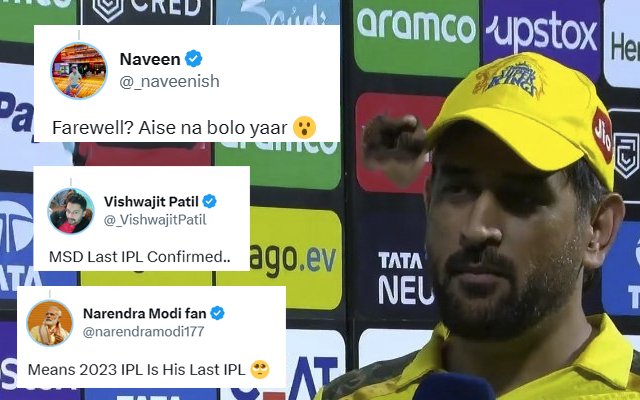 'Farewell? Aise na bolo yaar' - Fans fail to digest MS Dhoni's 'Eden ...