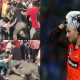 Fans Fight during Delhi Capitals vs Sunrisers Hyderabad game