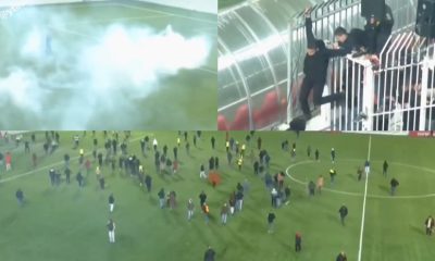 Israeli Forces storm on football pitch