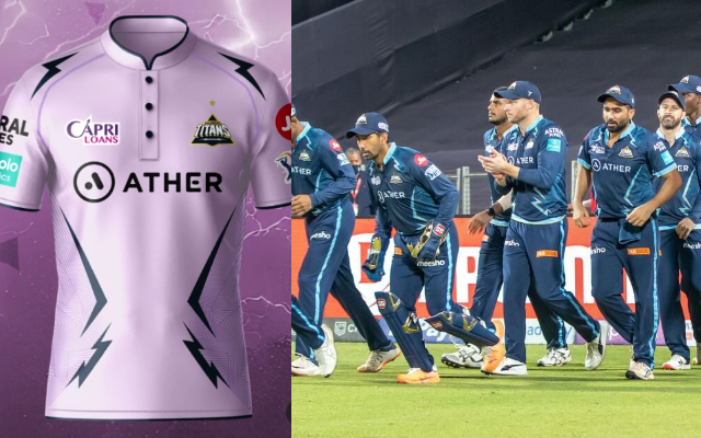 Gujarat Titans Lavender Jersey, Gujarat Titans original kit blue