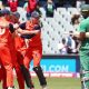 Kagiso Rabada looks on as Netherlands beat South Africa in 20-20 World Cup 2022