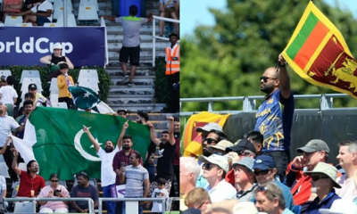 Pakistan and Sri Lanka fans