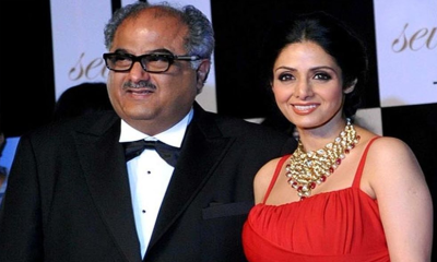 Boney Kapoor and Sri Devi