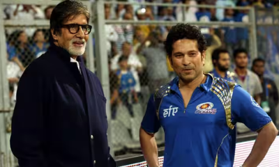 Amitabh Bachchan and Sachin Tendulkar