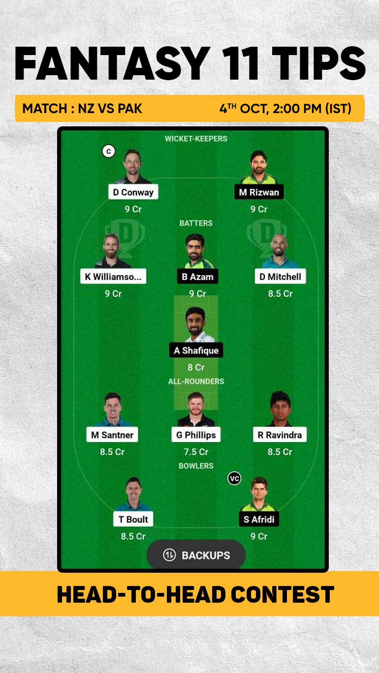 Nz Vs Pak Dream11 Prediction World Cup Fantasy Cricket Tips Playing Xi Updates And More For Match 33