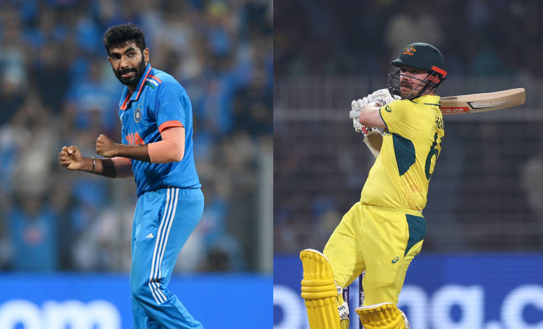 Jasprit Bumrah and Travis Head