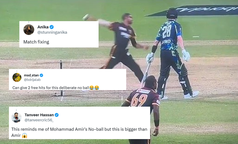 Fans React To Ugly No-ball During Abu Dhabi T10 League Encounter