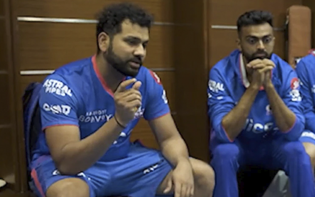Rohit Sharma's dressing room talk during IPL 2022