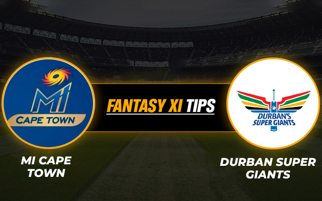 MI Cape Town vs Durban Super Giants