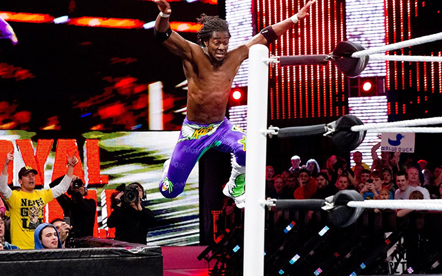 Kofi Kingston flying high!